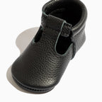 Ebony T-Bar Baby Shoe