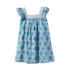 Girls Jaipur Square Neck Everly Dress