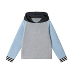Kids Lightweight Raglan Hoodie Tee | Light Blue