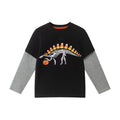 Kids (Size 8) Halloween Graphic Twofer Tee | Candy Dino