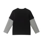 Kids (Size 8) Halloween Graphic Twofer Tee | Candy Dino