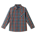 Kids Buttondown Shirt | Navy Plaid