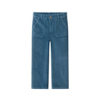 Kids Wide Leg Corduroy Pants | Blue