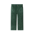 Kids Wide Leg Corduroy Pants | Green