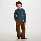 Kids Wide Leg Corduroy Pants | Beige