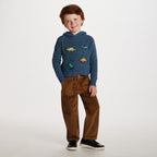 Kids Wide Leg Corduroy Pants | Beige