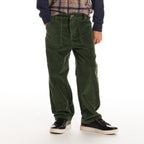 Kids Wide Leg Corduroy Pants | Green