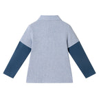 Kids Two-Fer Waffle Polo | Lt Blue Nep