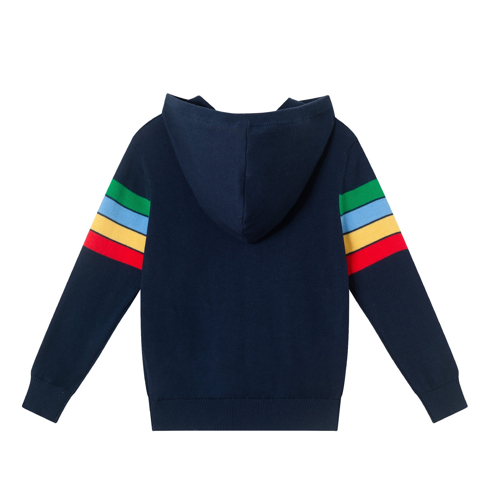 Kids Hooded Sweater | Multi Striped