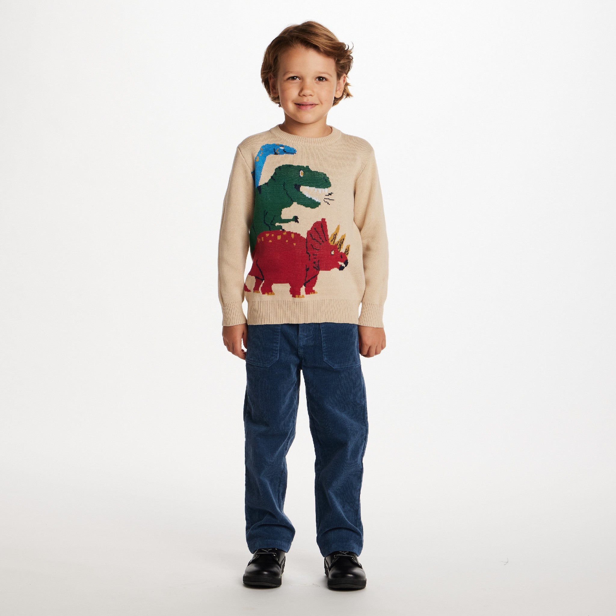 Kids Graphic Sweater | Triple Dino