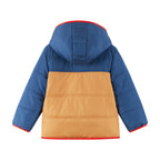 Kids Colorblock Puffer Jacket | Navy & Gold