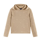 Kids Embossed Lounge Set | Taupe Bear