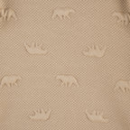 Kids Embossed Lounge Set | Taupe Bear