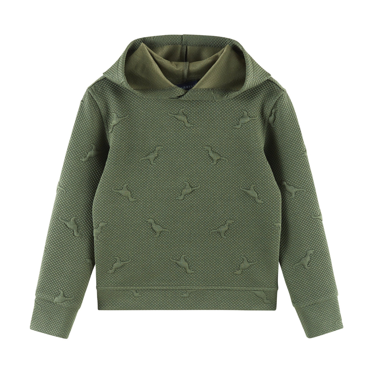 Kids Embossed Lounge Set | Green Dino