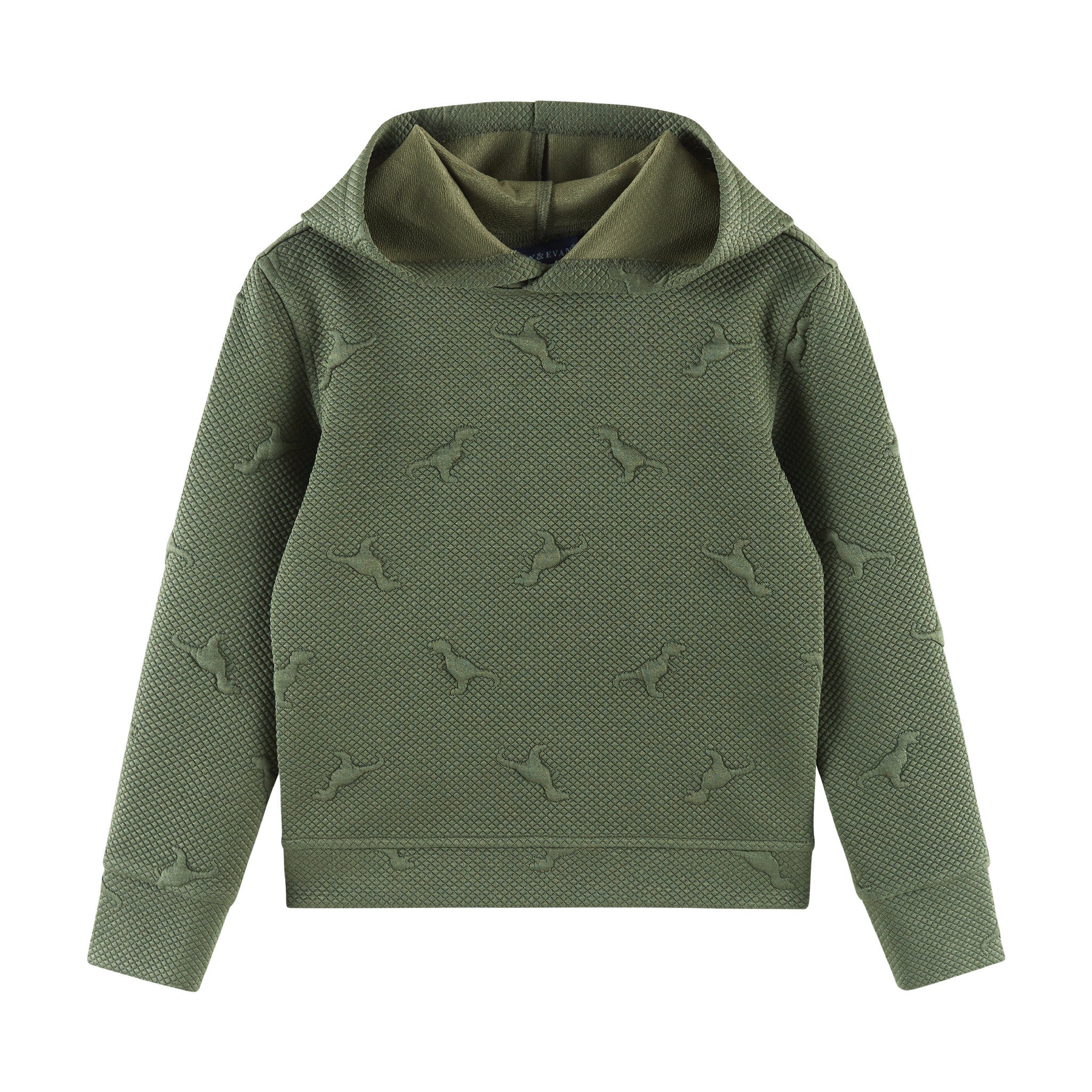 Kids Embossed Lounge Set | Green Dino