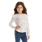 Kids Speckled Long Sleeve Tee| Shooting Stars