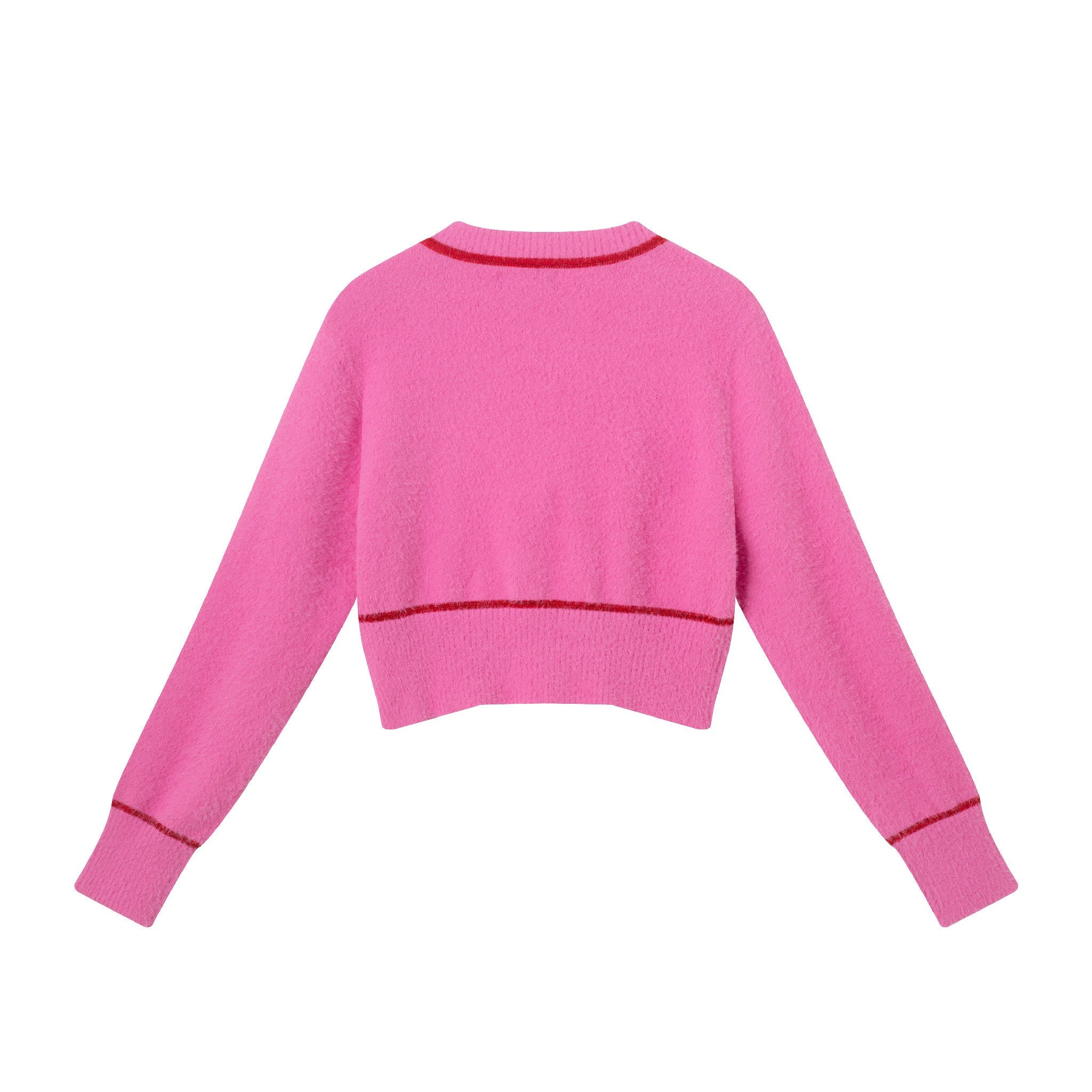 Tween (7-16) Cardigan Sweater with Bow | Pink Eyelash