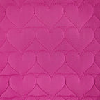 Kids Hooded Quilted Jacket | Pink Hearts