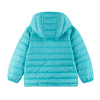 Kids Printed Reversible Puffer Jacket | Pink Smiley