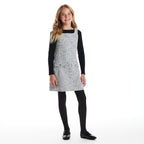 Tween (7-16) Tweed Dress & Rib Tee Set | Textured Twirl