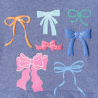 Kids Heather Sweatshirt Dress | Bow Collage