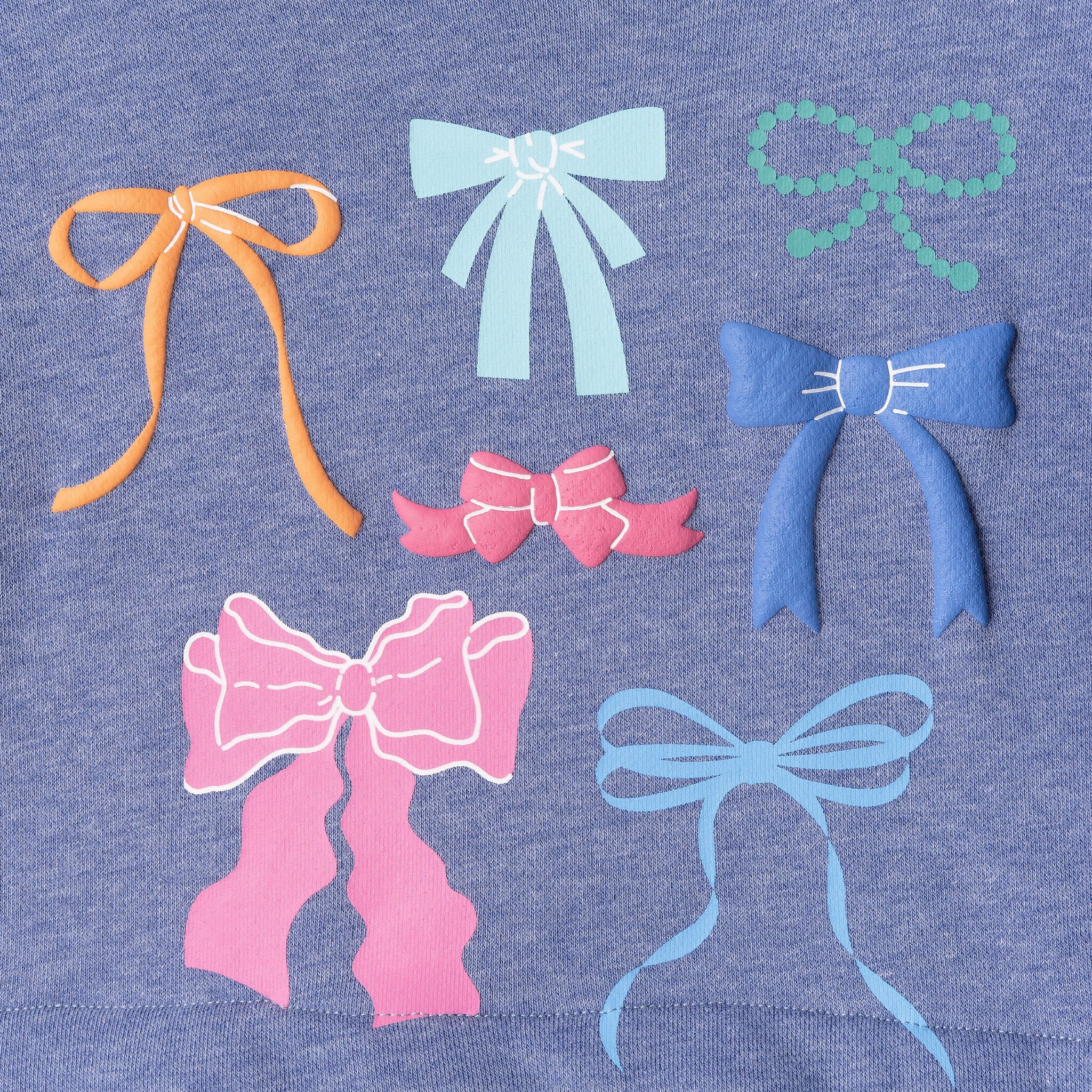 Kids Heather Sweatshirt Dress | Bow Collage