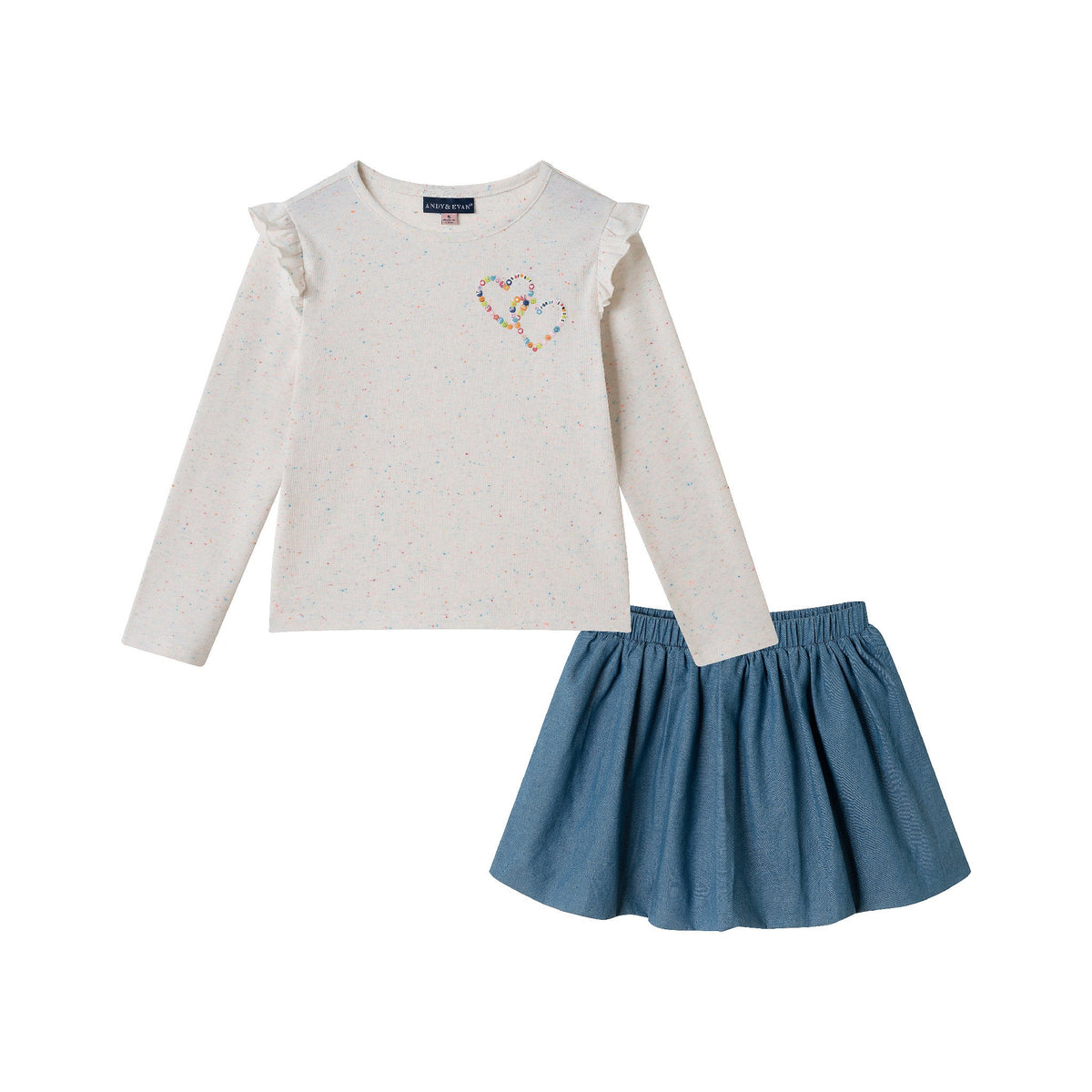 Kids Graphic Tee & Bubble Skirt Set | Best Friends