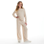 Tween (7-16) Hacci Rib Lounge Set | Oatmeal