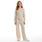 Tween (7-16) Hacci Rib Lounge Set | Oatmeal