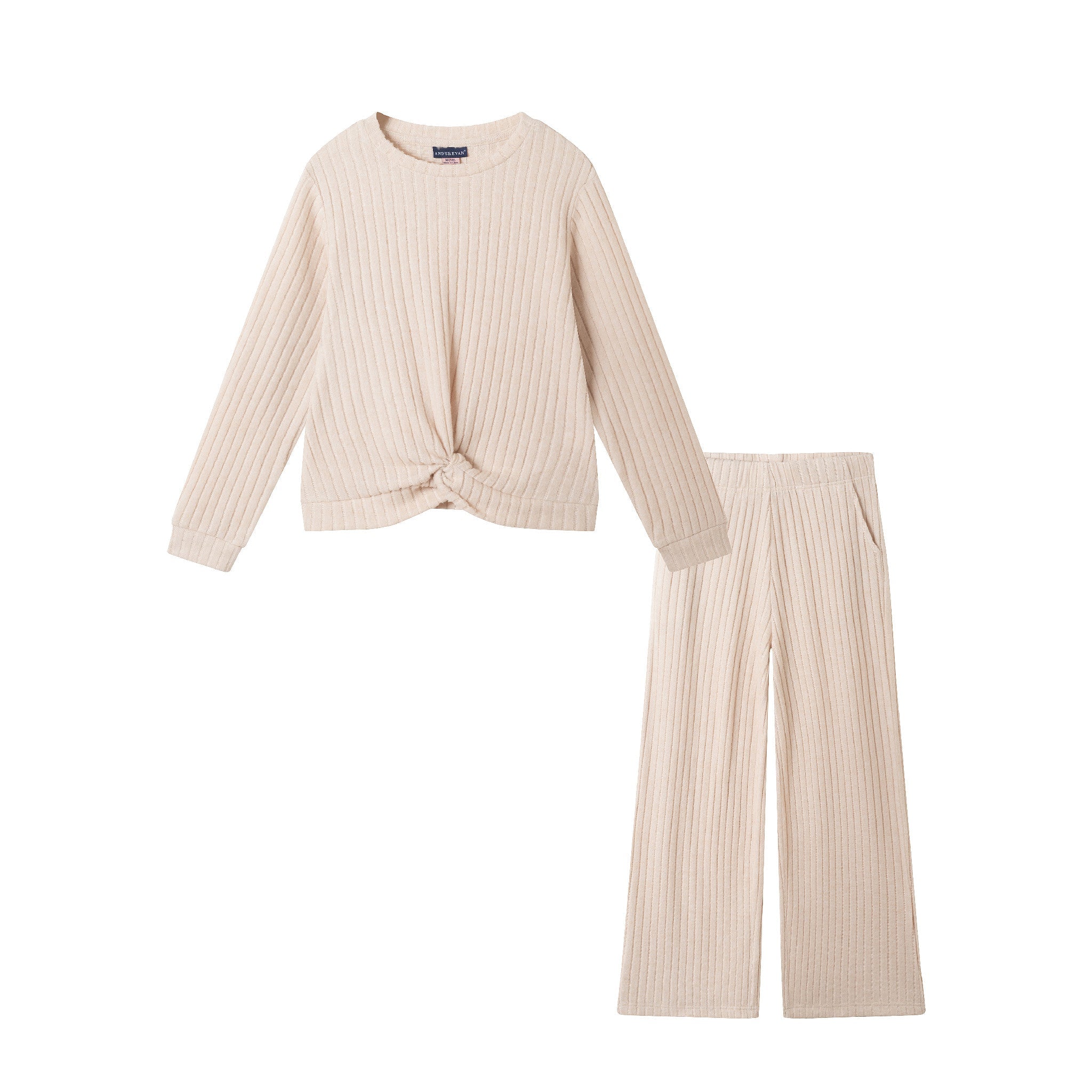 Tween (7-16) Hacci Rib Lounge Set | Oatmeal