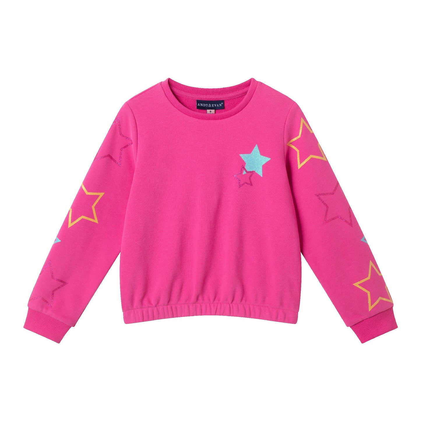 Kids Sweatshirt & Dress Set | Pink Star