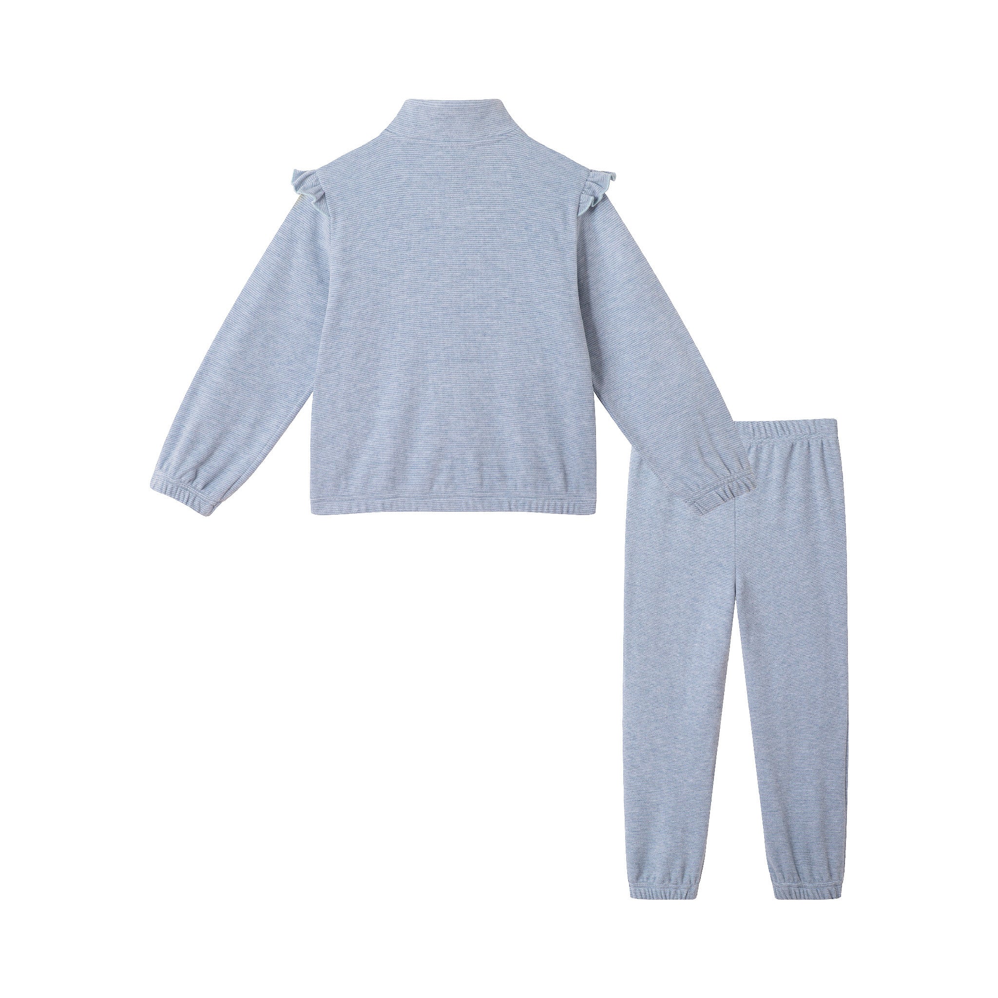 Kids Quarter Zip Sweatshirt Set | Navy
