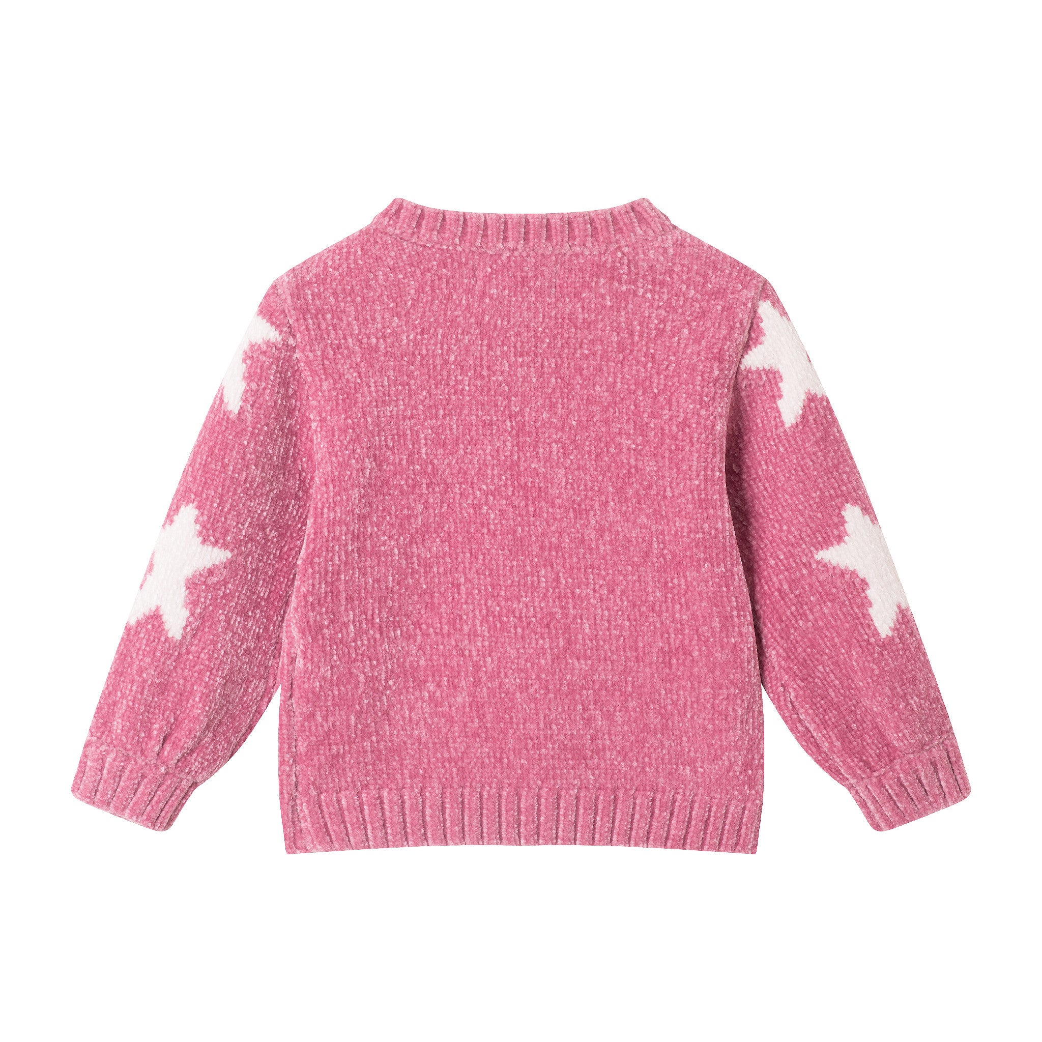 Infant Sweater & Headband Set | Pink Stars