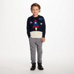 Kids Graphic Sweater | Rocket Ship