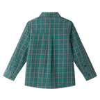 Kids Plaid Buttondown & Bowtie Set | Green Plaid
