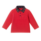 Infant Polo Shirt & Jogger Set | Red