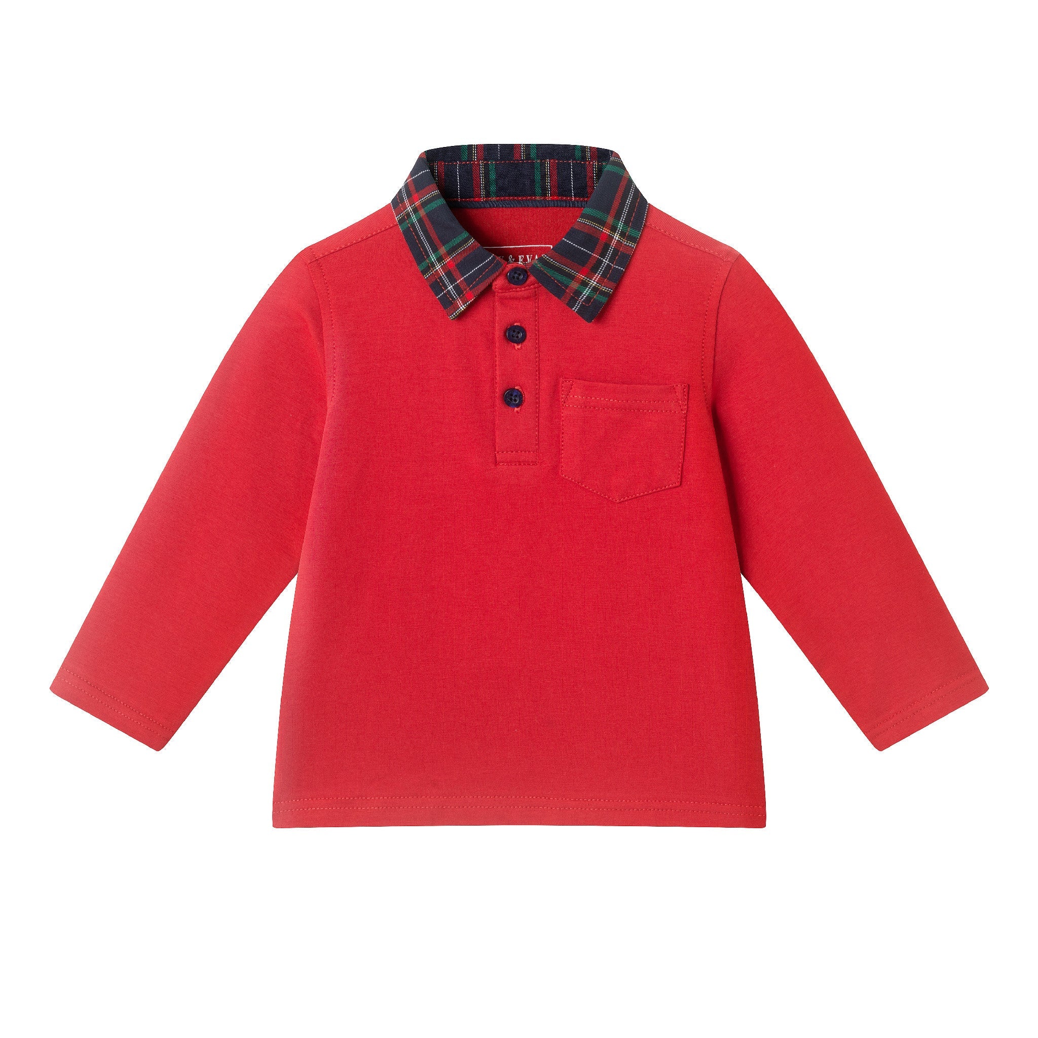 Infant Polo Shirt & Jogger Set | Red