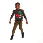 Kids Sweater & Twill Jogger Set | Holiday Truck