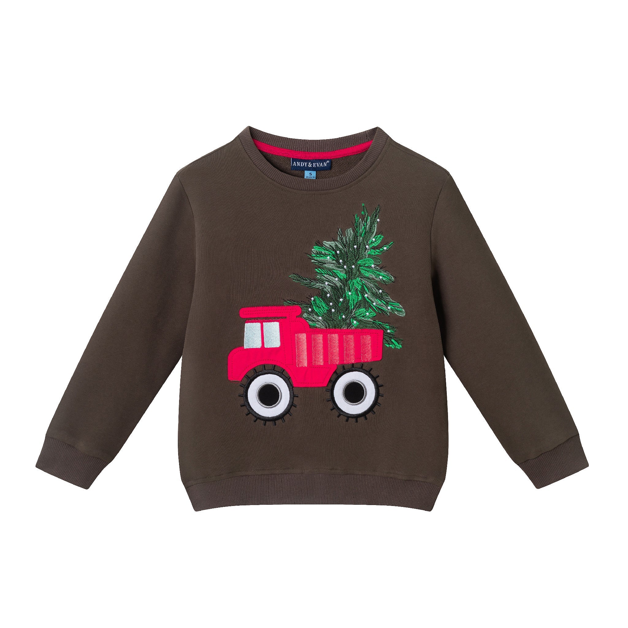 Kids Applique Sweater | Holiday Truck