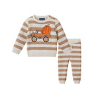 Infant Pumpkin Truck Sweater & Jogger Set | Pumpkin Truck