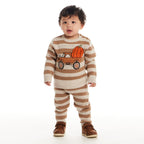 Infant Pumpkin Truck Sweater & Jogger Set | Pumpkin Truck