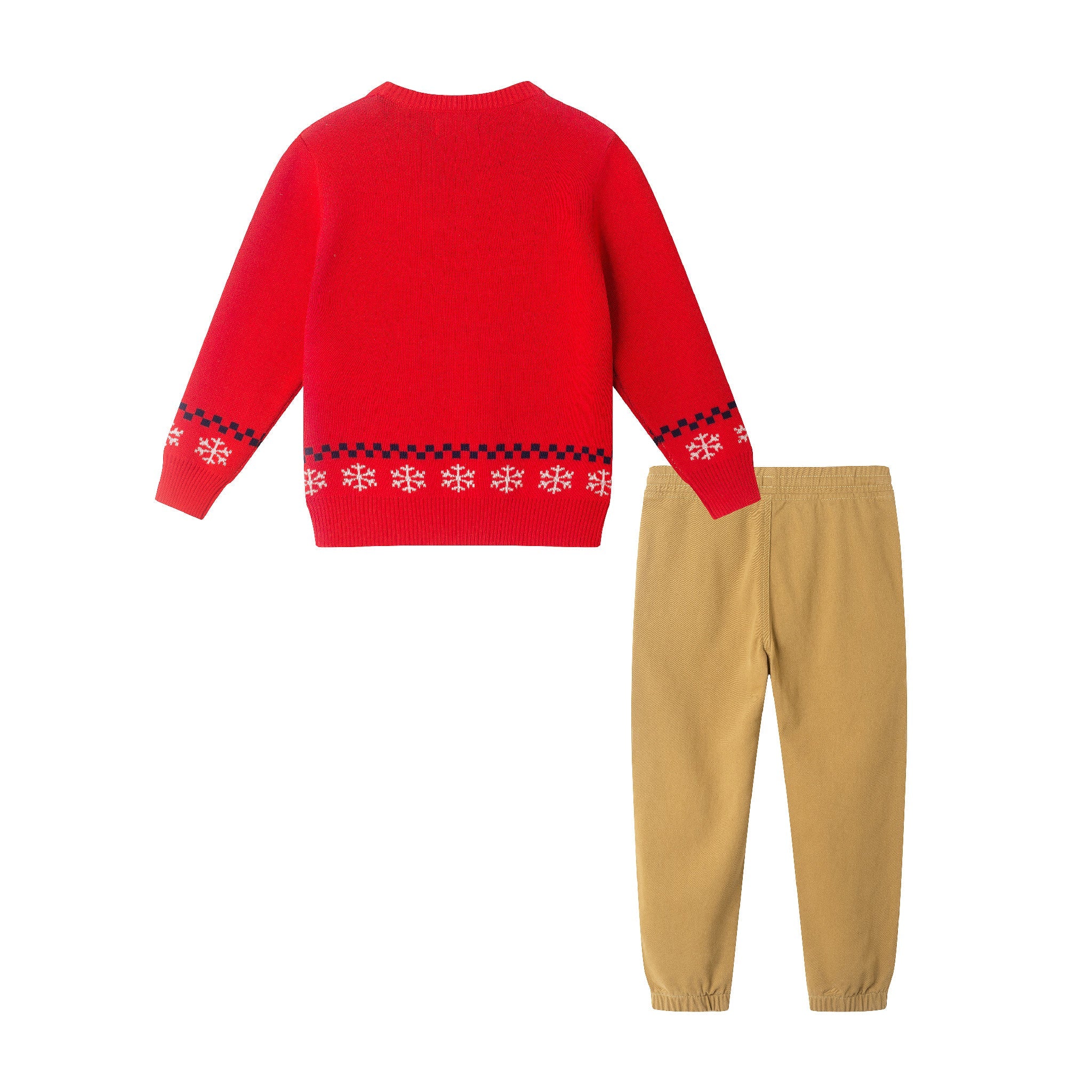 Kids Sweater & Pants Set | Gingerbread & Dinos