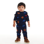 Infant Baby Sweater Set | Navy Sports