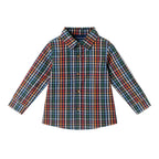 Infant Buttondown & Twill Pant Set | Grey Cardigan