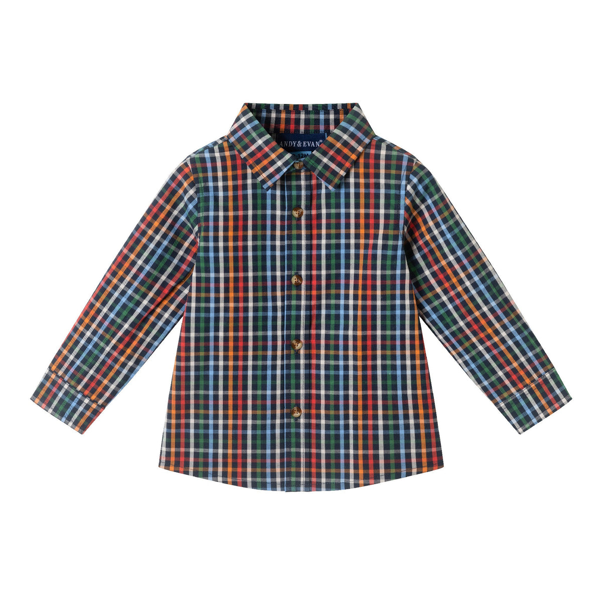 Infant Buttondown & Twill Pant Set | Grey Cardigan