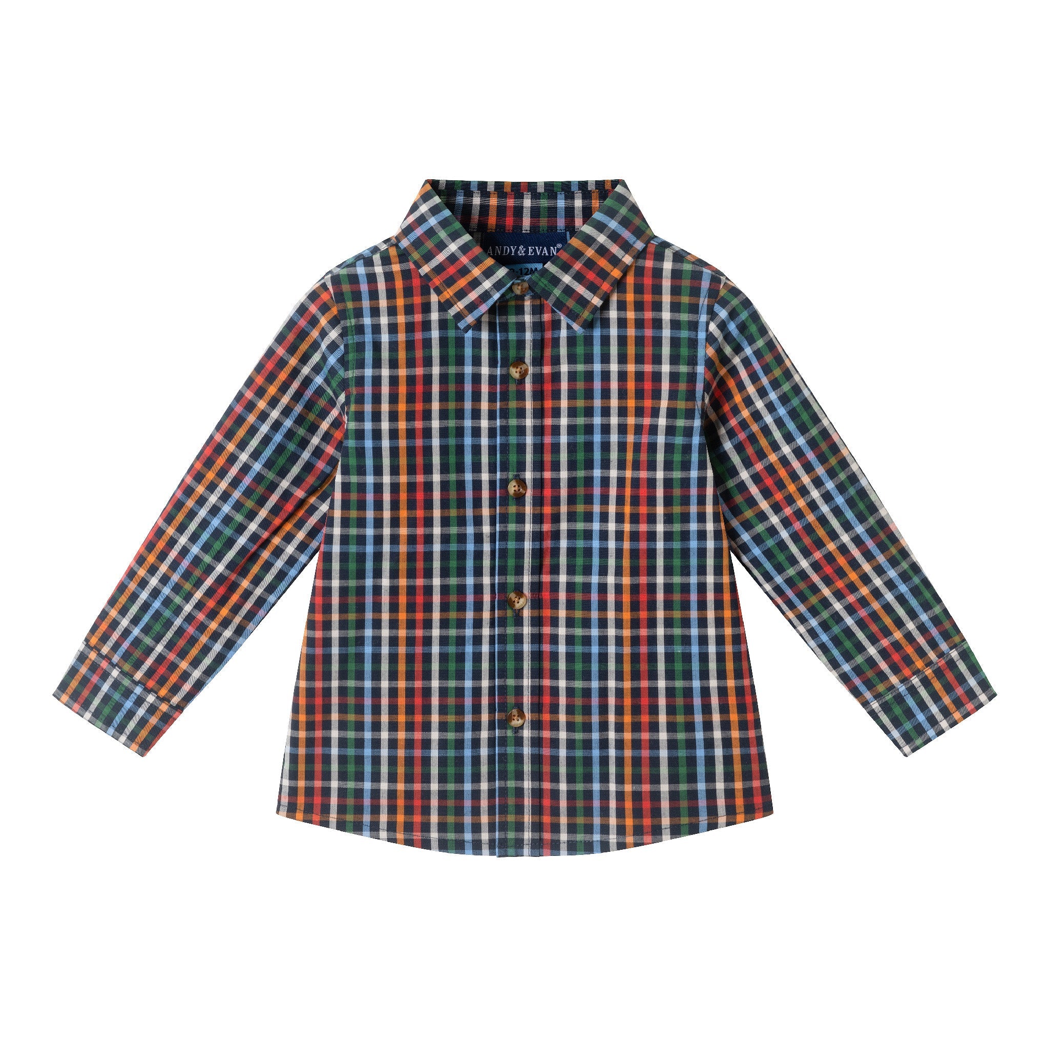 Infant Buttondown & Twill Pant Set | Grey Cardigan