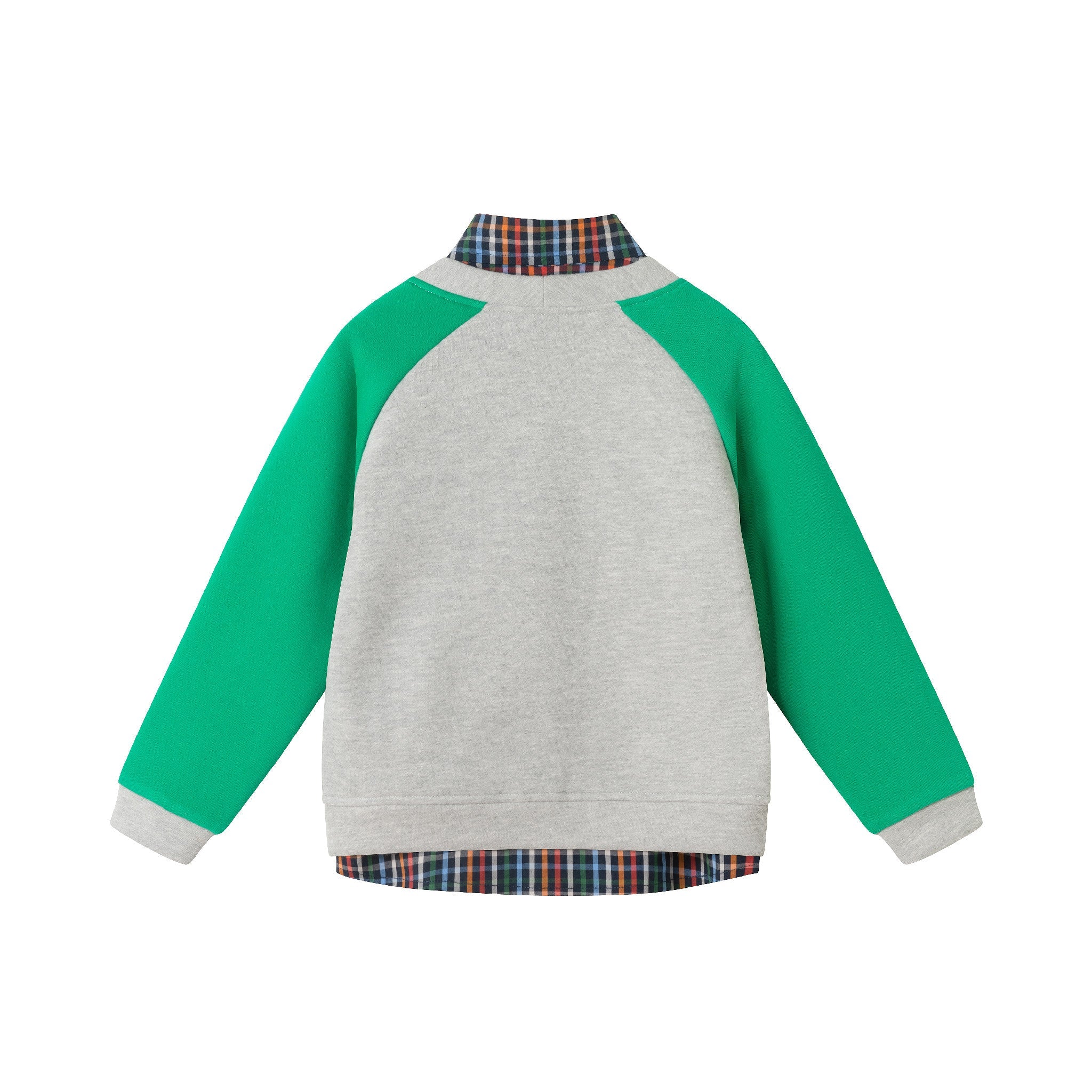 Kids Buttondown & Twill Pant Set | Grey Cardigan