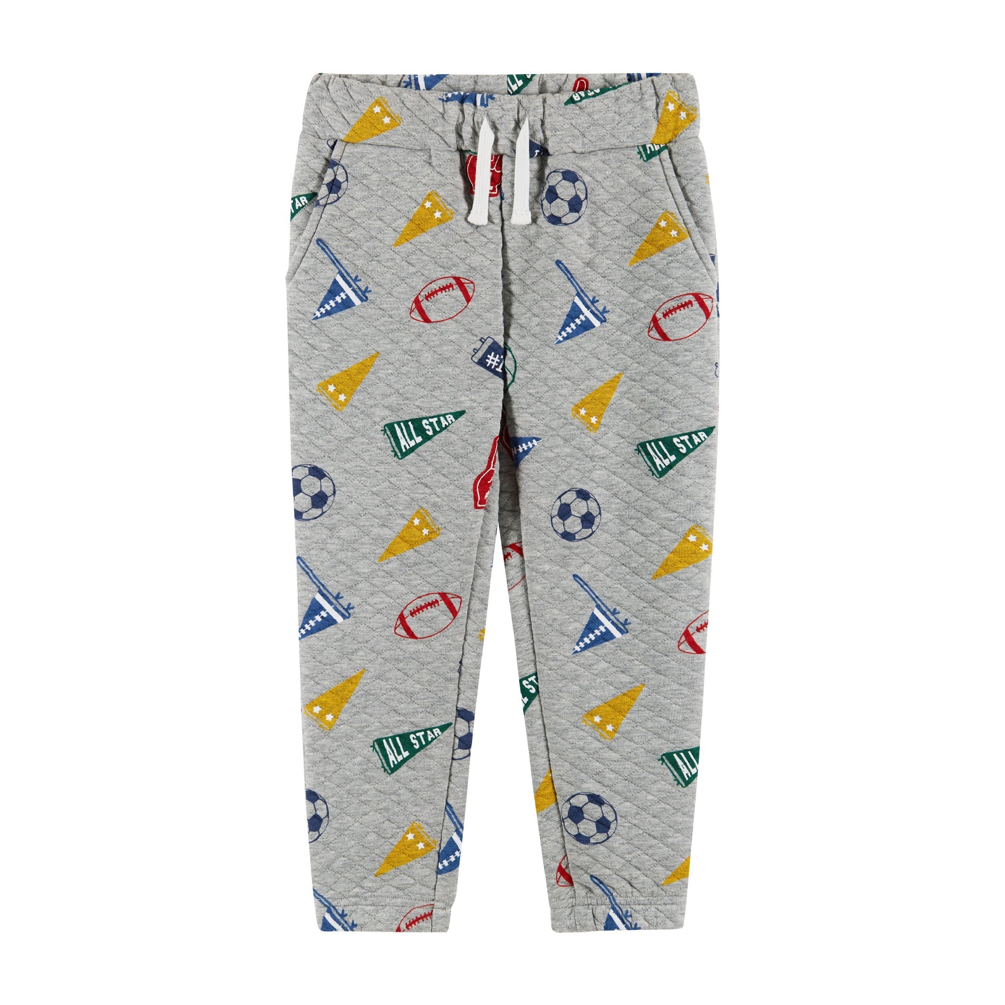 Kids Hooded Lounge Set | Grey Varsity