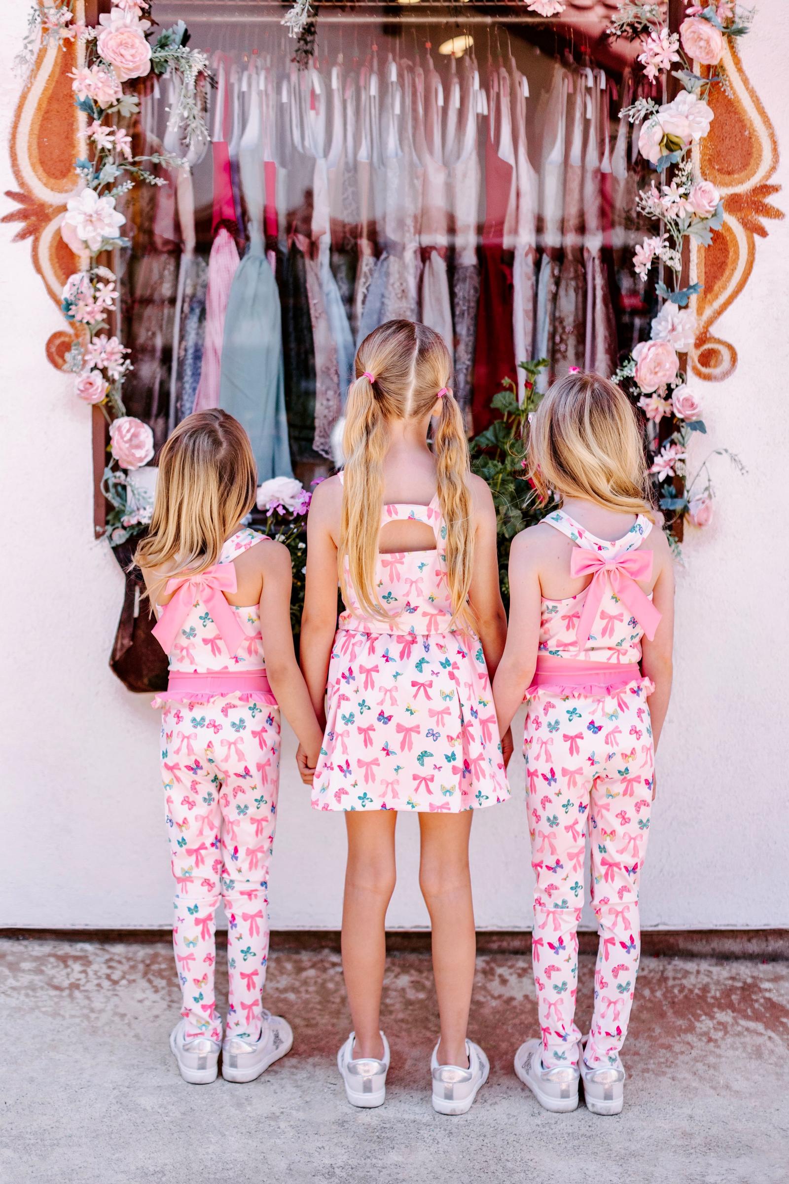Girls Pant and Tank Athletic Set