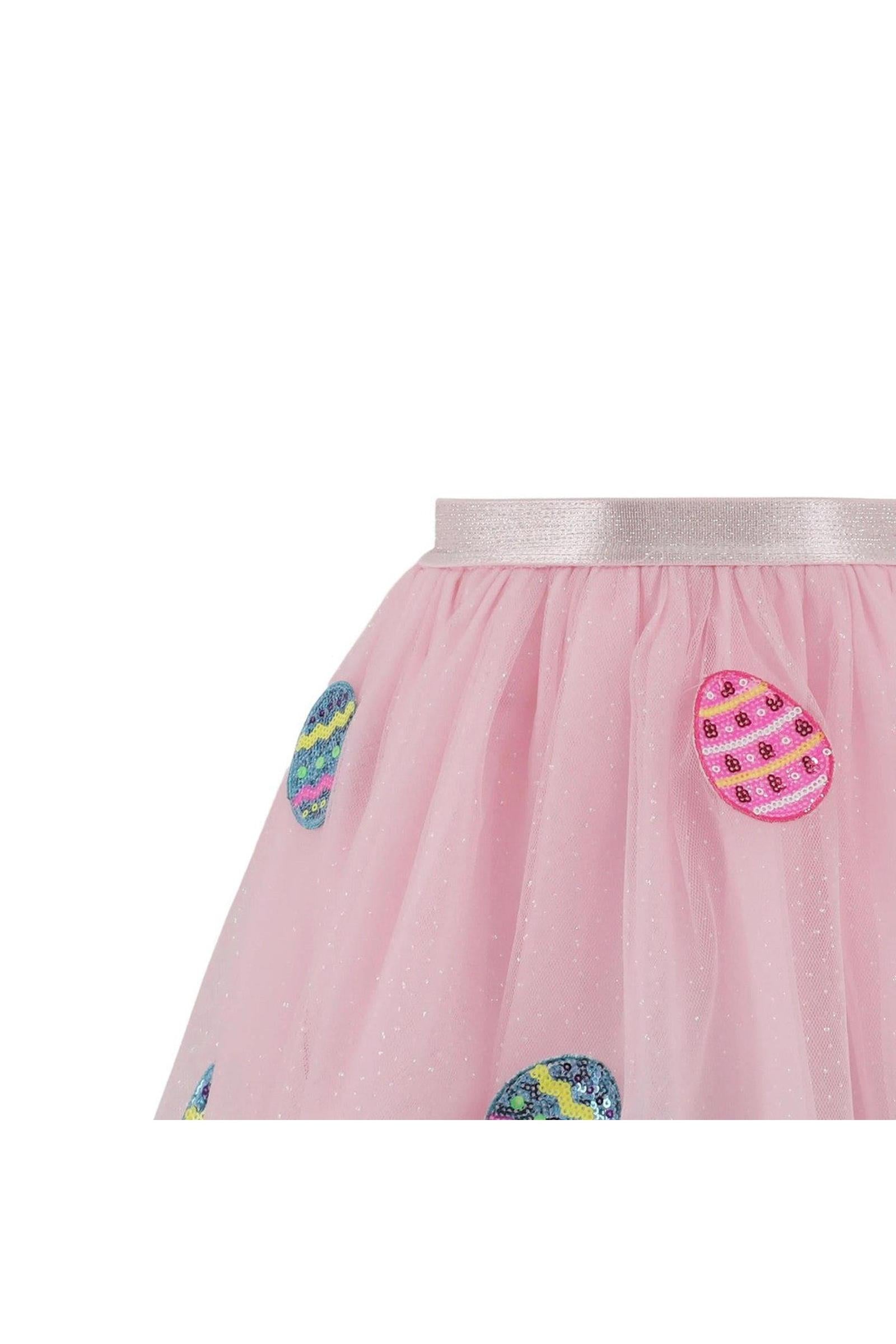 Girls Patched Easter Tulle Skirt